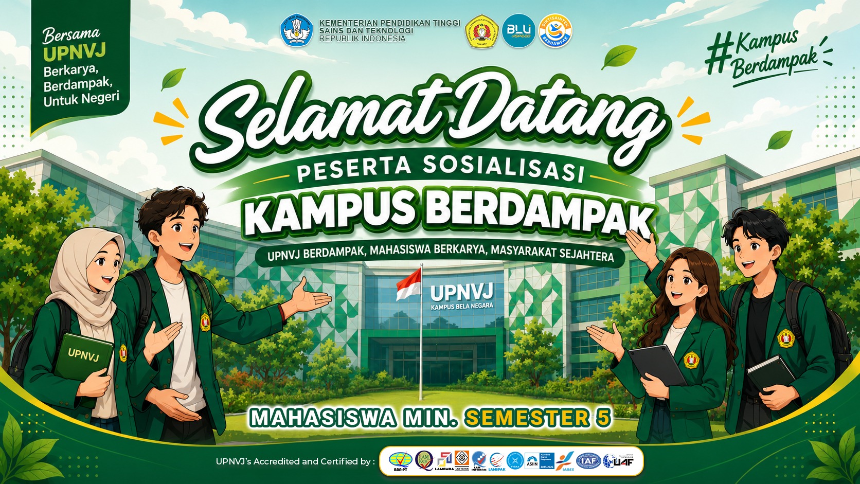 Sosialisasi Input Data dan Insentif Kampus Berdampak Mahasiswa UPNVJ