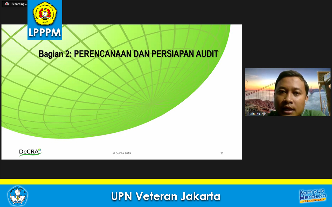 Presentasi Narasumber M. Ainun Najib (PT. DeCra Indonesia)