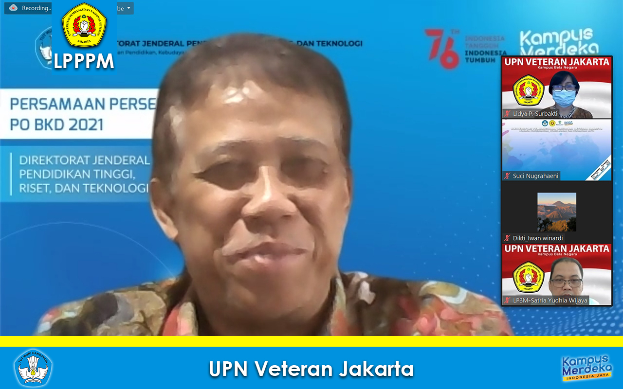 Prof. Dwi Suhartanto, PhD Penyamaan Persepsi dan Tes Seleksi Calon Assesor BKD 2021 KEMENDIKBUDRISTEK (23 September 2021)