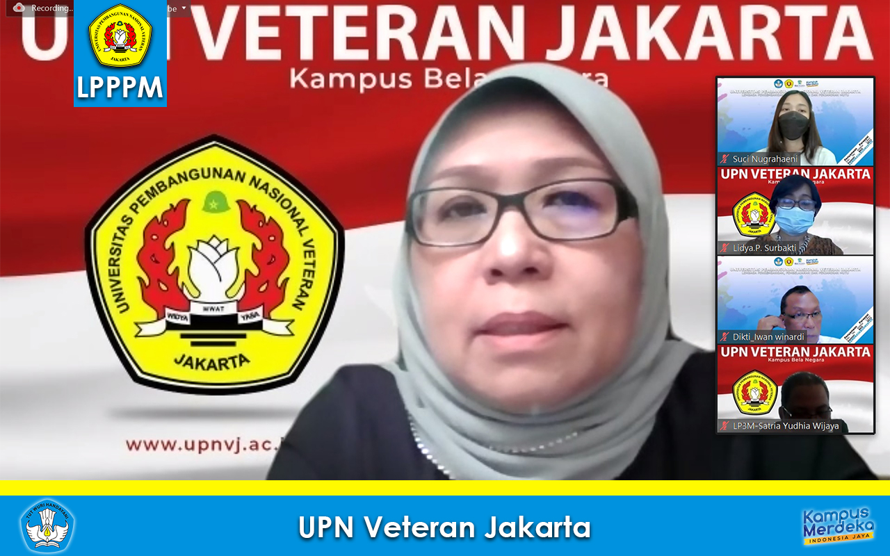 Rektor UPNVJ Penyamaan Persepsi dan Tes Seleksi Calon Assesor BKD 2021 KEMENDIKBUDRISTEK (23 September 2021)